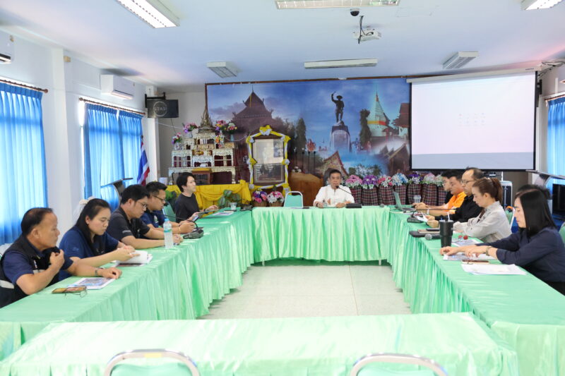 ประชุมหารือโครงการประเพณีสงกรานต์ของปีถัดไป
