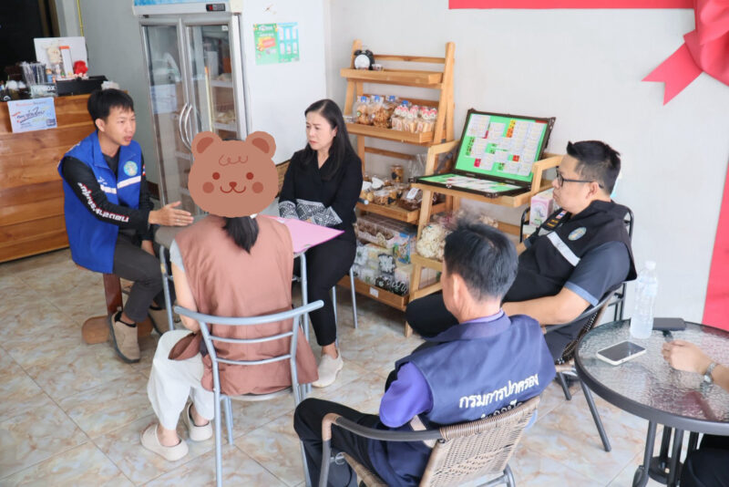 ออกตรวจสอบข้อเท็จจริง และแก้ไขปัญหา กรณีได้รับความเดือดร้อน จากกลิ่นควันบุหรี่ของเพื่อนบ้าน